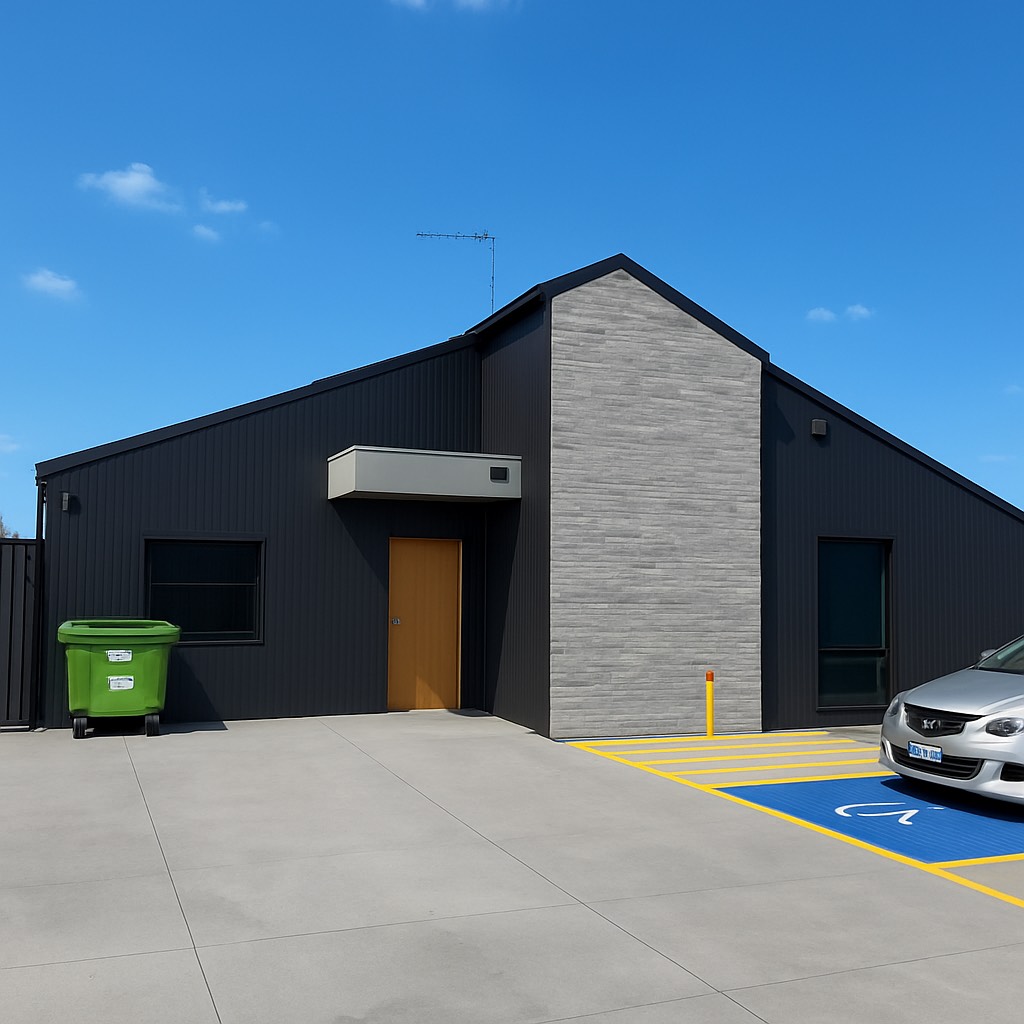 High-yield property valuations example — completed 9-bedroom co-living residence in Melbourne with accessible design